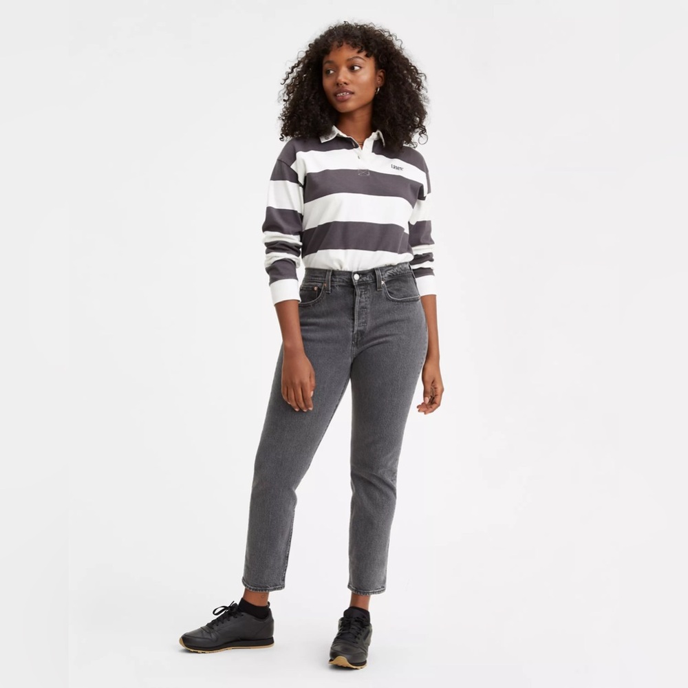 Levi's Wedgie Straight Jeans in‎ Faded Black Size 24